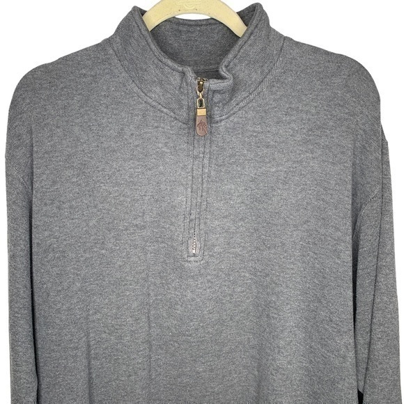 Orvis 100% Cotton‎ Men’s Gray Pullover 1/2 Zip Size Large - Picture 7 of 10